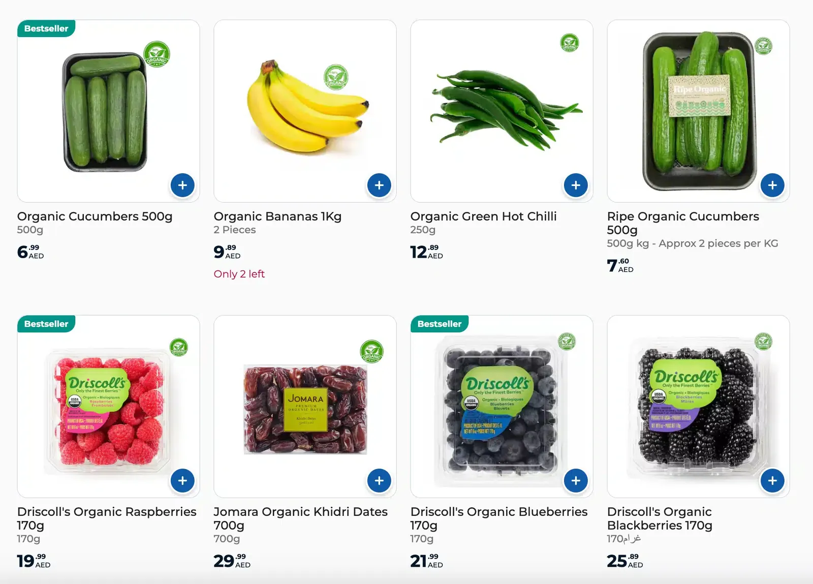 Carrefour Dubaï : prix des fruits et légumes