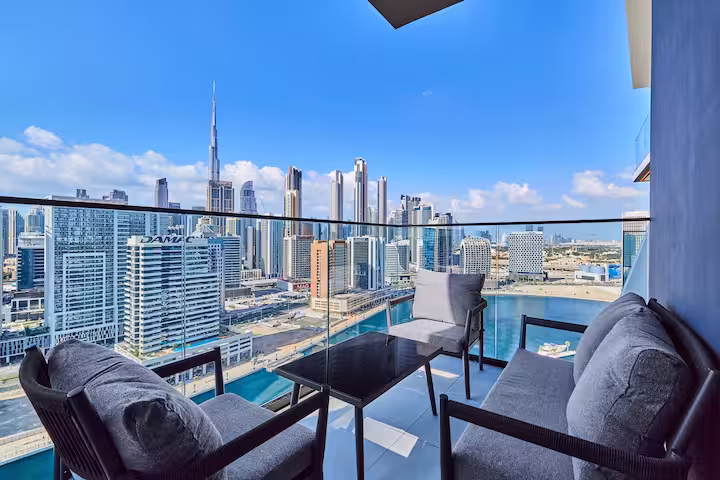 Appartement à Dubaï avec vue sur le Burj Khalifa
