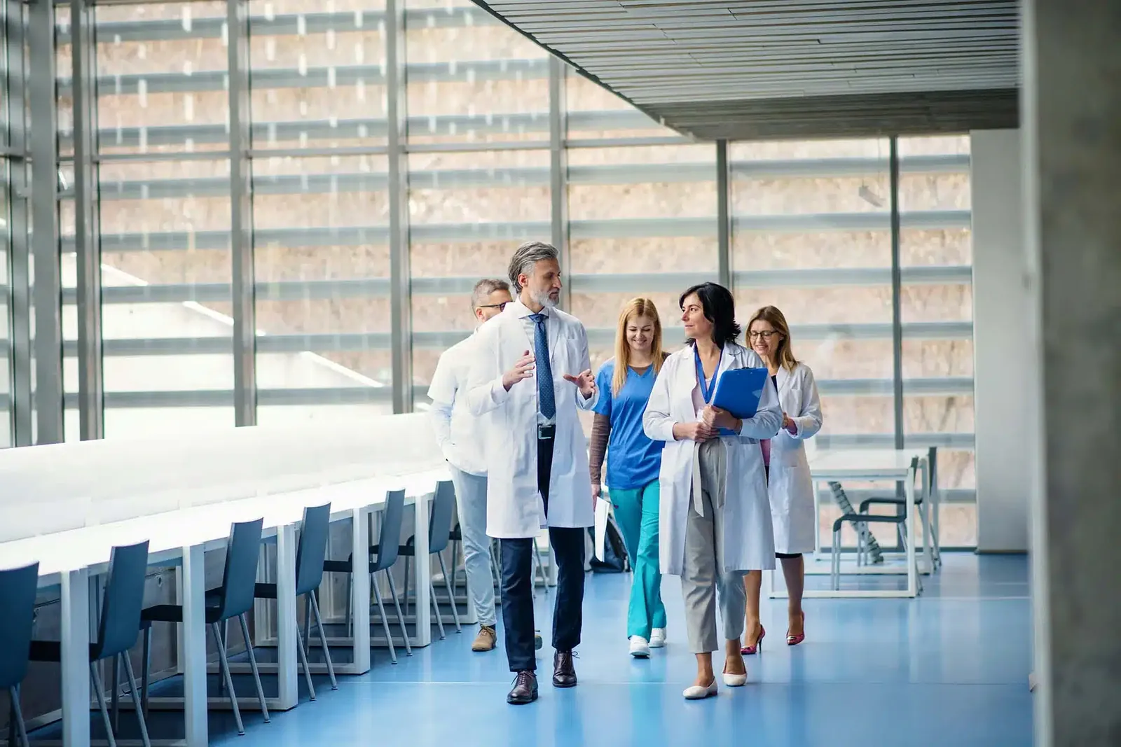 Médecins dans un hôpital de Dubaï