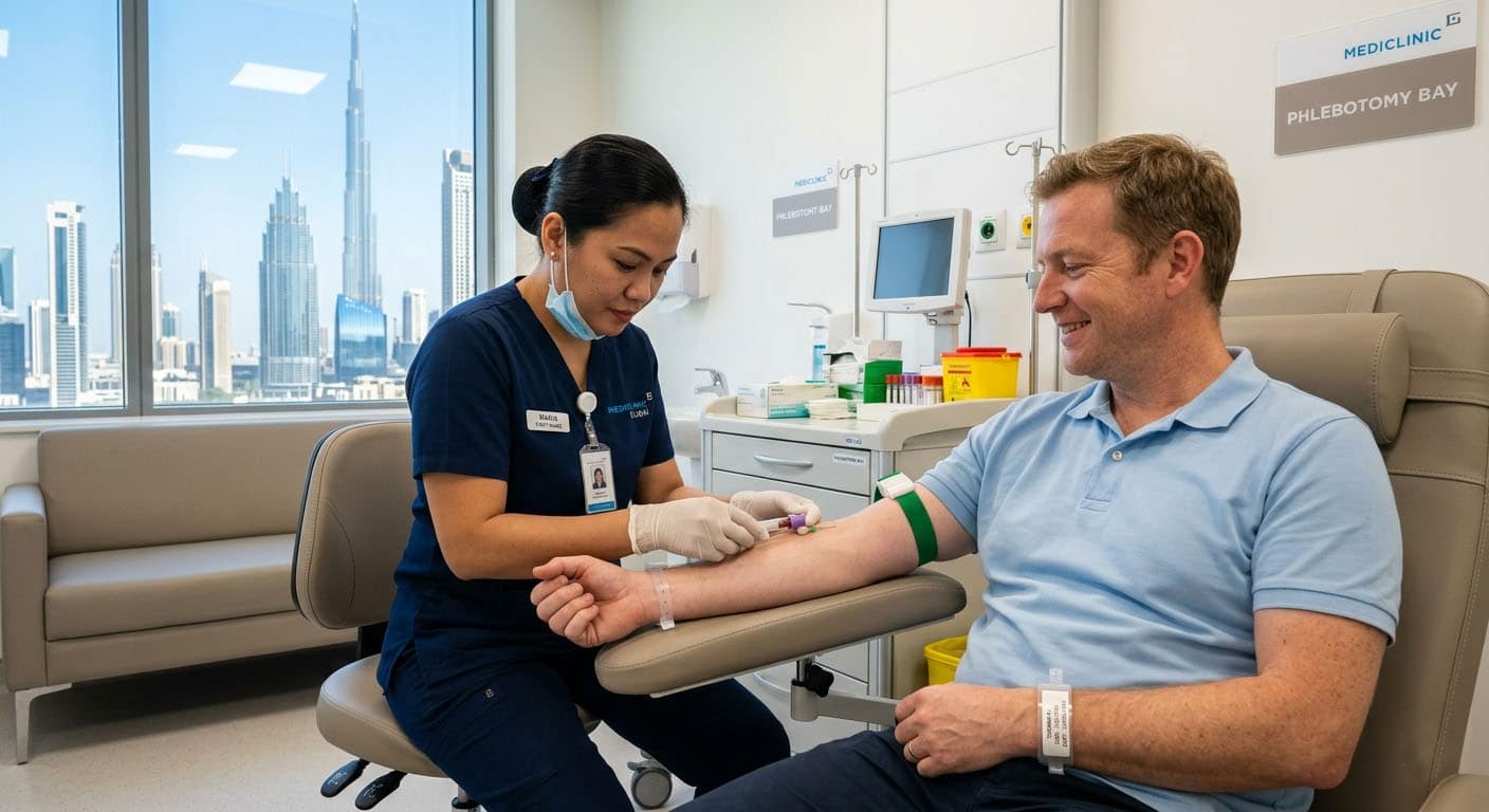 test médical Dubaï